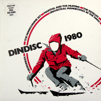 'Dindisc 1980' compilation album, front cover