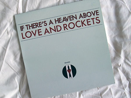 'If There's A Heaven Above' Canadian 12" remix single sleeve - front