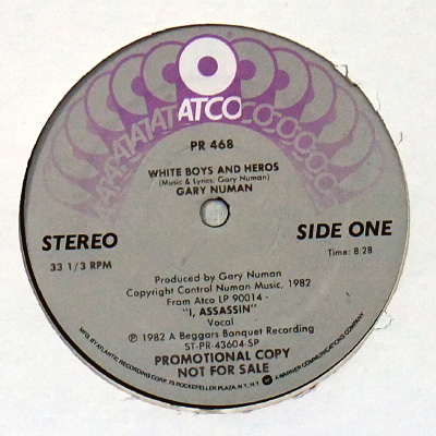 Side One label close-up