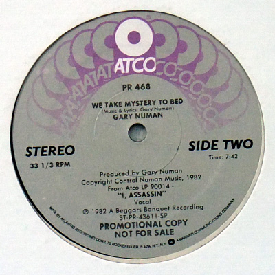 Side Two label close-up