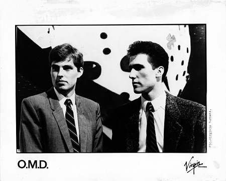 Orchestral Manoeuvres in the Dark - Dazzle Ships era promo photo