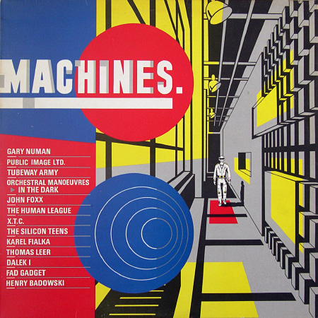 'Machines' compilation album front cover design