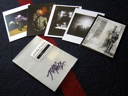 John Foxx - 'Science Fiction Stories' postcard set - portrait format cards