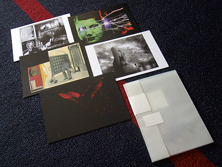 John Foxx - 'Science Fiction Stories' postcard set - landscape format cards