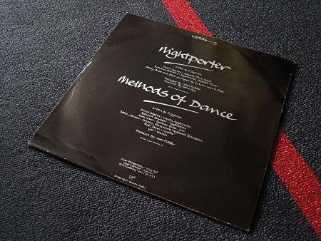 Japan - 'Nightporter' UK 12 inch rear sleeve design