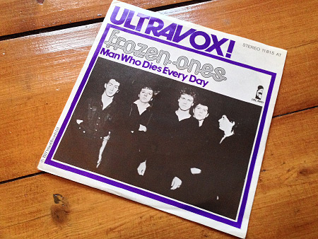 Ultravox! 'Frozen Ones' West German 7 inch single front sleeve design