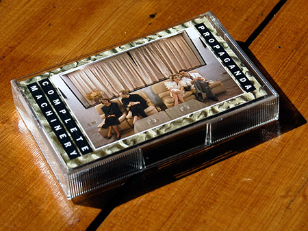 Propaganda 'Complete Machinery' cassingle, front case design