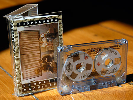 Propaganda 'Complete Machinery' cassingle, case and cassette