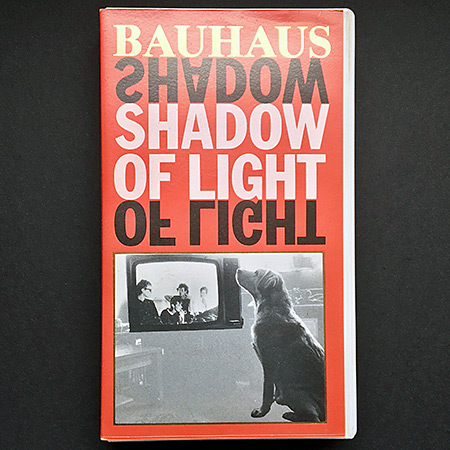 Bauhaus 'Shadow of Light' front cover design