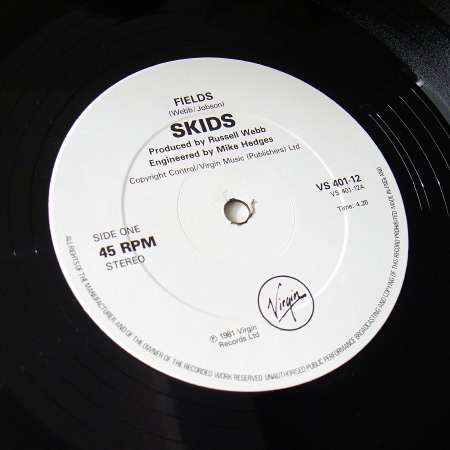 Skids - 'Fields' 12" label side A