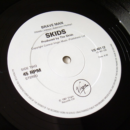 Skids - 'Fields' 12" label side B