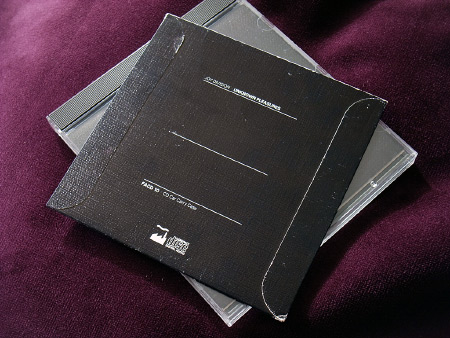 Joy Division 'Unknown Pleasures' original UK CD car carry case - rear.