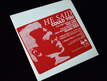 He Said - Could You? - US Promo CD single front sleeve design.