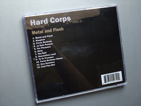 Hard Corps 'Metal and Flesh' 2009 Print on demand CD - rear case design