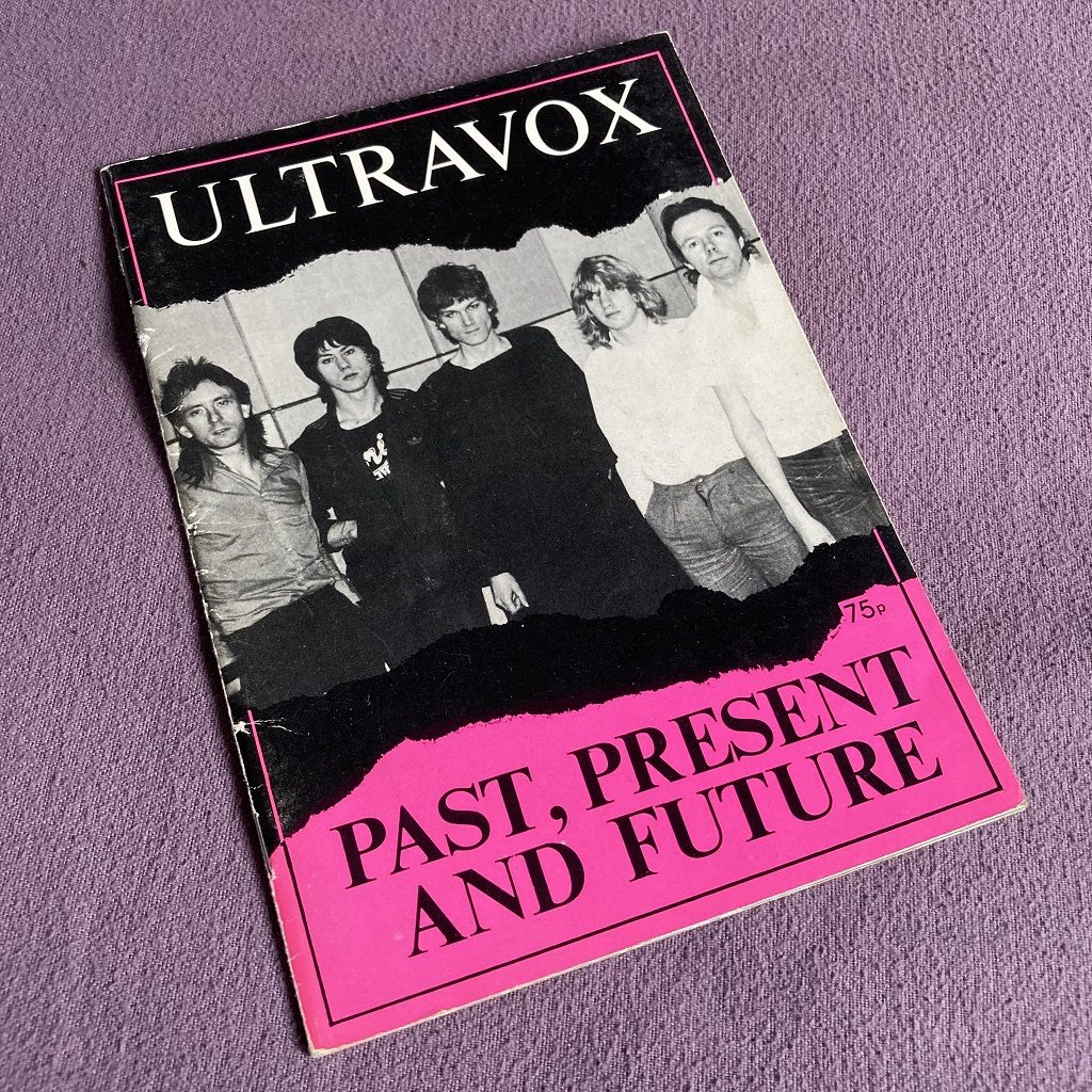 Ultravox 'Past, Present and Future' fanzine front cover