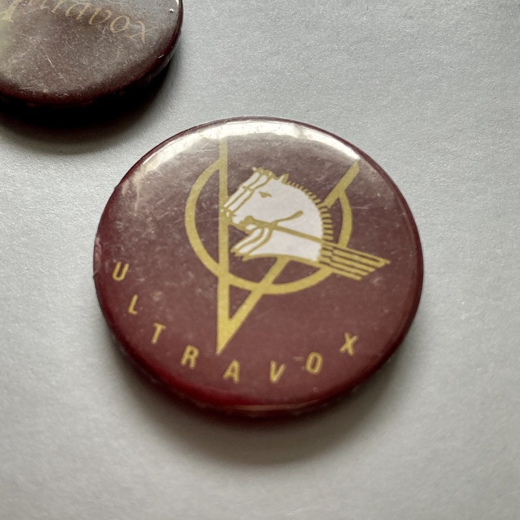 Ultravox 1981 Smash Hits magazine giveaway badge