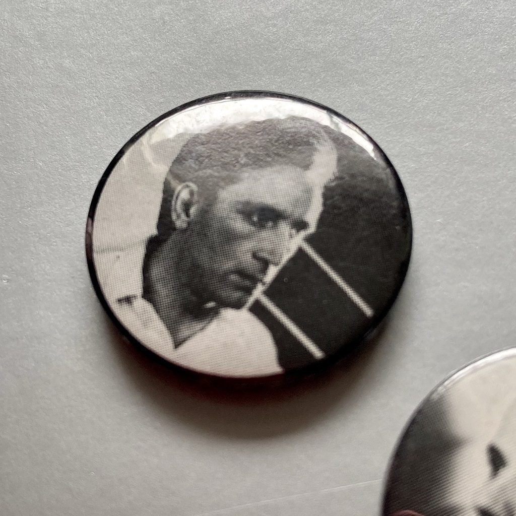 Ultravox 1981 Rage In Eden tour badge - Chris Cross